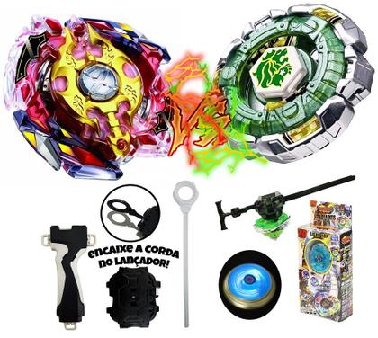 Imagem de Beyblade Burst Valtryek Bey Blade Led Pegasus 2 Lançador Beyblad
