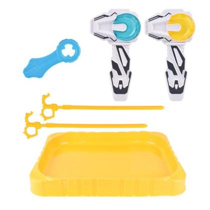 Beyblade Com Luz 2 Lançadores E Arena Pião Zip Zap DMT6297 - Dm