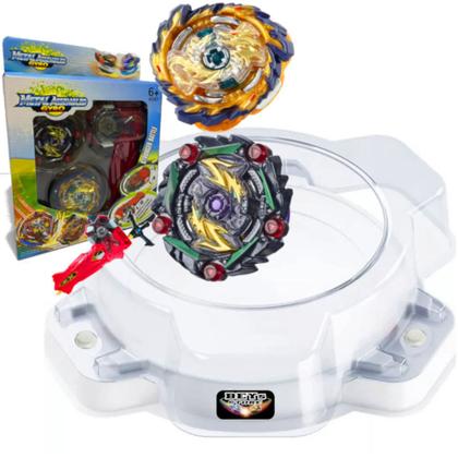 Imagem de Beyblade Combo Metal Gyro B167 Vs B164 + Standard Branca