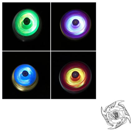 Imagem de Beyblade Luz Led 6D Pião Super Top Extreme Finger