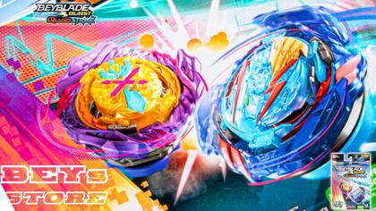 Beyblade QuadStrike Ultimate Valtryek V8 e Xcalius X8 hasbro