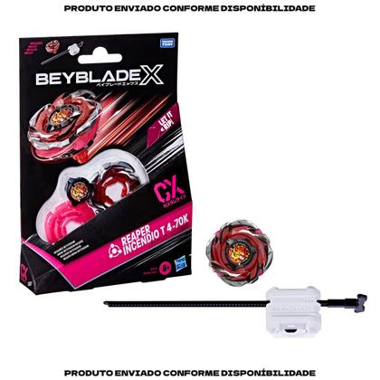 Imagem de Beyblade x custom line com lançador sortido - hasbro g0840