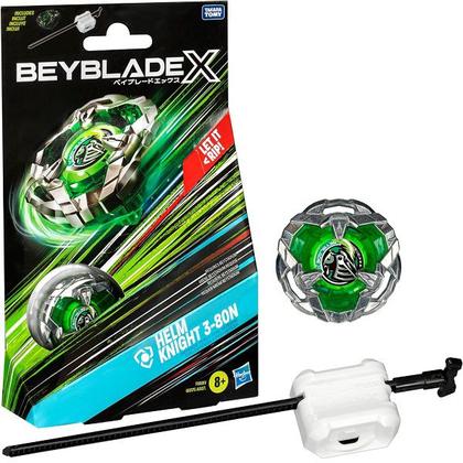 Imagem de Beyblade X Piao e Lançador HELM KNIGHT 3-80N Hasbro F9581