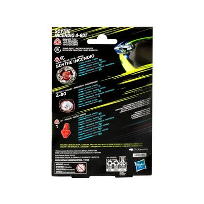 Imagem de Beyblade X Pião e Lançador Scythe Incendio 4-60T