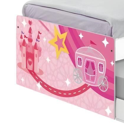 Imagem de Bi Cama Juvenil Zap com Cabeceira Carruagem Castelo