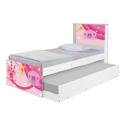 Imagem de Bi Cama Juvenil Zap com Cabeceira Carruagem Castelo