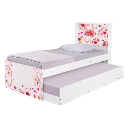 Imagem de Bi Cama Juvenil Zap com Cabeceira Rosas