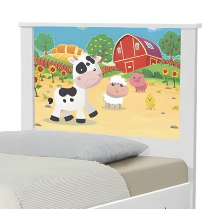 Imagem de Bi Cama Juvenil Zap Fazendinha Colorida com Colchões