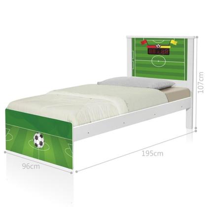 Imagem de Bi Cama Juvenil Zap Futebol Gramado com Colchões