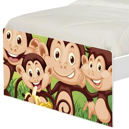 Imagem de Bi Cama Juvenil Zap Safari Macaquinhos com Colchões