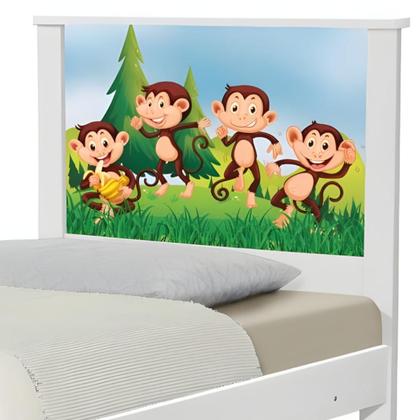 Imagem de Bi Cama Juvenil Zap Safari Macaquinhos com Colchões