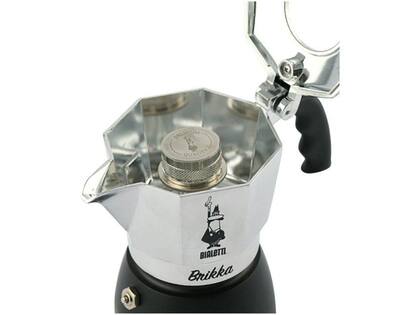Imagem de Bialetti Brikka Cafeteira de alumínio para fogão (4 xícaras)