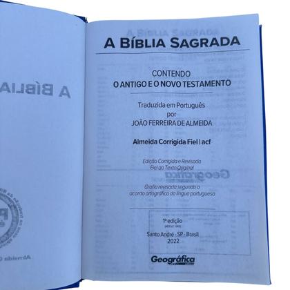 Imagem de Biblia ACF Leão azul seja forte e corajoso