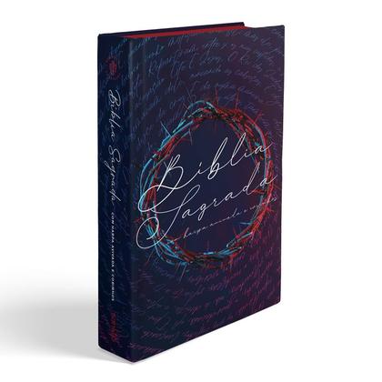 Imagem de Biblia ARC Coroa Neon - Letra Gigante Com Harpa