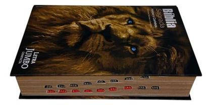 Imagem de Bíblia assembleia pentecostal letra Jumbo Extra Gigante E Harpa Capa Arabesco Dourada