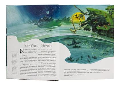 Imagem de Bíblia Da Família - Capa Dura Com Ilustrações Em Aquarela E Ensinamentos Do Velho E Novo Testamento