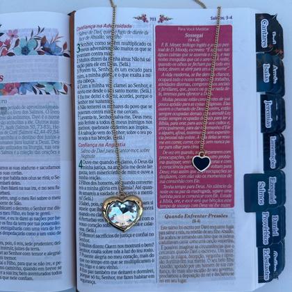 Imagem de Bíblia da Mulher Sábia de Estudos Realeza 100% Glitter com Abas adesivas + Elástico + Marcador com pingentes