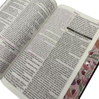 Imagem de Bíblia de estudo da mulher sábia  capa de luxo preta  arc  com harpa  com índice