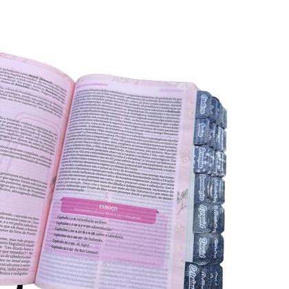 Imagem de Bíblia de Estudo da Pregadora Fiel Preta Cpp Full Color com Abas Adesivas Colocadas Arc