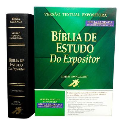 Bíblia De Estudo Do Expositor Com Caixa - Preta Imagem de Bíblia De Estudo Do Expositor Com Caixa - Preta