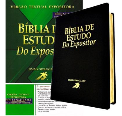 Imagem de Biblia De Estudo Expositor Preto Luxo