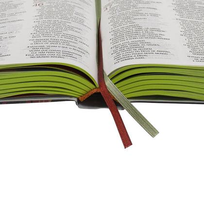 Imagem de Bíblia de Estudo para Crianças Kids O Mundo de Otávio Letras Grandes Maiúsculas Na Linguagem de Hoje NTLH Capa Leão