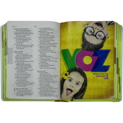 Imagem de Bíblia de Estudo para Crianças Kids O Mundo de Otávio Letras Grandes Maiúsculas Na Linguagem de Hoje NTLH Capa Leão