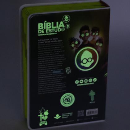 Imagem de Bíblia de Estudo para Crianças Kids O Mundo de Otávio Letras Grandes Maiúsculas Na Linguagem de Hoje NTLH Capa Leão