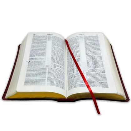 Imagem de Bíblia de Estudo Pentecostal  Média Luxo  Cor Vinho  ARC  CPAD