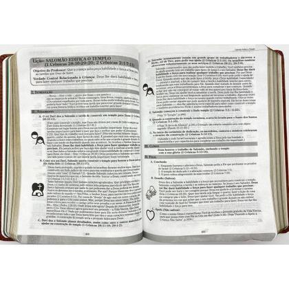 Imagem de Bíblia de Recursos p/ Ministério Luxo Marrom - EDITORA HAGNOS 