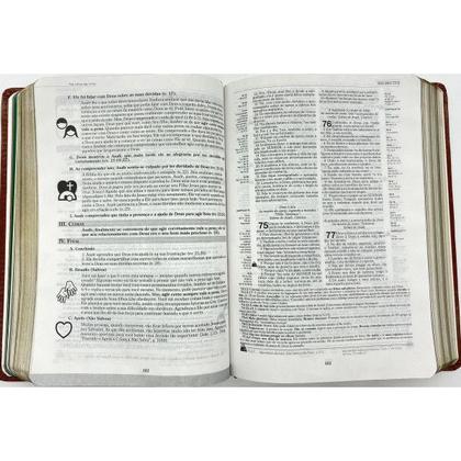 Imagem de Bíblia de Recursos p/ Ministério Luxo Marrom - EDITORA HAGNOS 