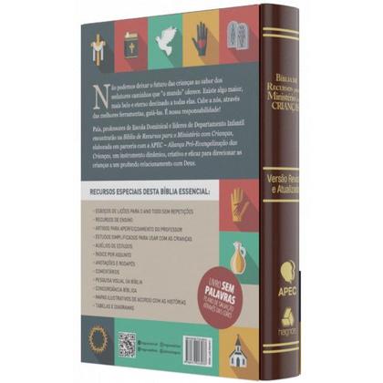 Imagem de Bíblia de Recursos p/ Ministério Luxo Marrom - EDITORA HAGNOS 