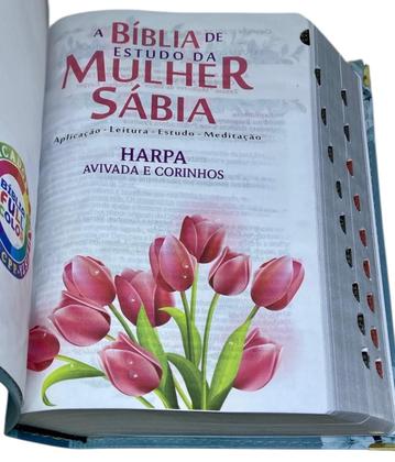 Imagem de Bíblia Estudo Mulher Sábia Letra Grande esboços temáticos Pentecostal pastora datas sofonias