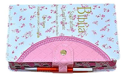 Imagem de Bíblia Evangélica Feminina Letra Grande E Harpa ARC