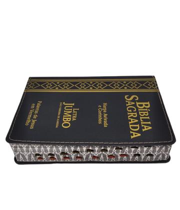 Imagem de Bíblia Evangélica L. Extra Gigante Jumbo Harpa Gospel  Preta - FASHIONSELLER