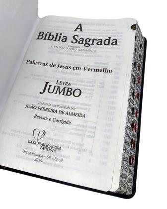 Imagem de Bíblia Evangélica L. Extra Gigante Jumbo Harpa Gospel  Preta - FASHIONSELLER