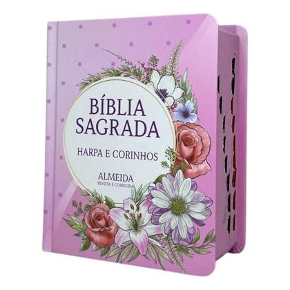 Imagem de Biblia Feminina Adolescente Para Bolsa Pentecostal Assembleia Batista Universal Harpas Coros Promessas Índice