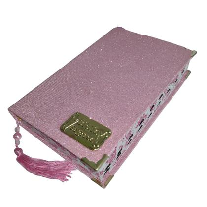 Imagem de Bíblia Feminina Perolada Glitter Letra Gigante com Harpa e Capa Protetora