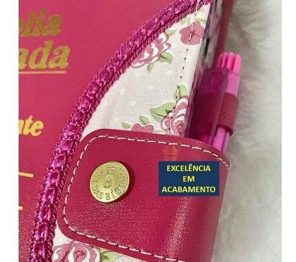 Imagem de Bíblia Feminina Tipo Carteira Lt hipergigante Evangélica pentecostal assembleia