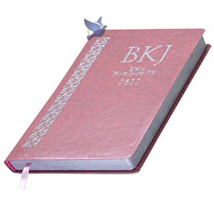 Imagem de Bíblia King James BKJ 1611 Ultrafina Slim Rosa