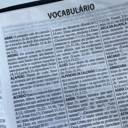 Bíblia Letra Gigante Versão NTLH Nova Tradução Linguagem de Hoje Fácil Simples Luxo Preta Índice Lateral Capa Preta - Evangélica Cristã Religião Imagem de Bíblia Letra Gigante Versão NTLH Nova Tradução Linguagem de Hoje Fácil Simples Luxo Preta Índice Lateral Capa Preta