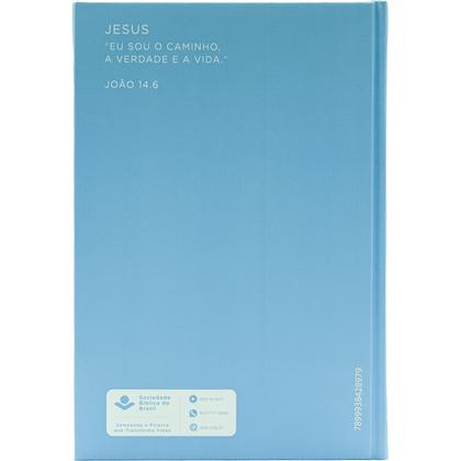 Imagem de Bíblia Naa, Light Blue, Capa Dura - Nova Almeida Atualizada