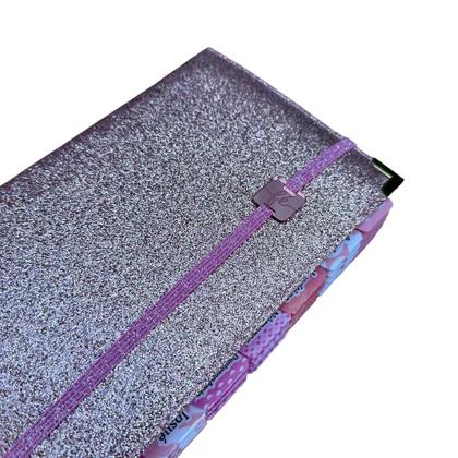 Imagem de Bíblia NVI Nude 100% Glitter Abas Adesivas coladas Cp dura acolcoada + Elástico rosa