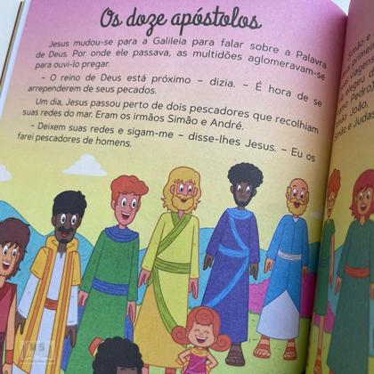 Imagem de Bíblia para Crianças 3 Palavrinhas capa brochura Ciranda Cultural Atacado 10 unidades Presente