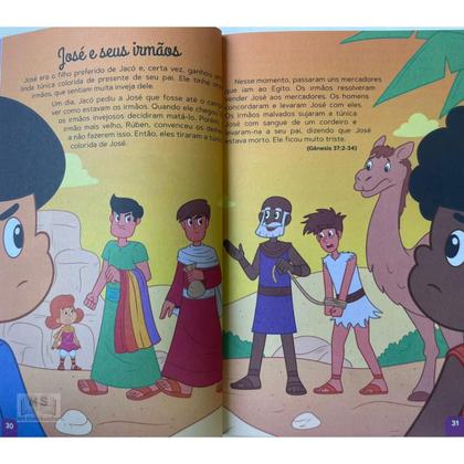 Imagem de Bíblia para Crianças 3 Palavrinhas capa brochura Ciranda Cultural Atacado 10 unidades Presente