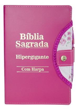 Imagem de Biblia Pentecostal Letra Hipergigante Botão - C/ Harpa Batista Assembleia De Deus Bolsa - FASHIONSELLER