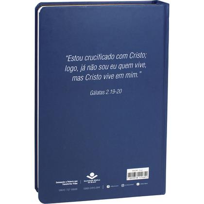 Imagem de Biblia Sagrada Almeida Revista E Atualizada Cruz Luz - Beira Prata
