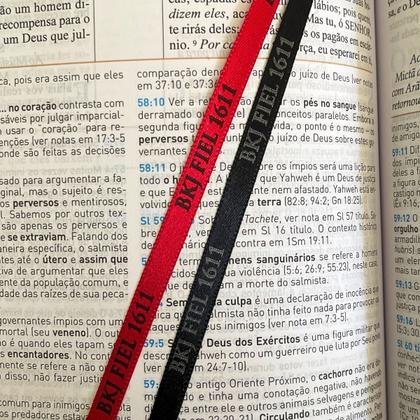 Imagem de Bíblia Sagrada BKJ 1611 King James Grande Fiel com Estudo Holman ACF Índice Letra Normal Capa Luxo Preta