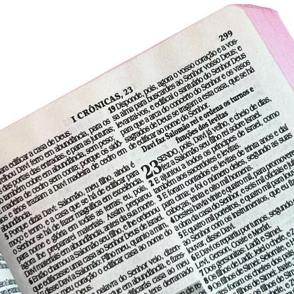 Imagem de Biblia Sagrada Com Harpa - Capa Dura Média - Filha do Rei