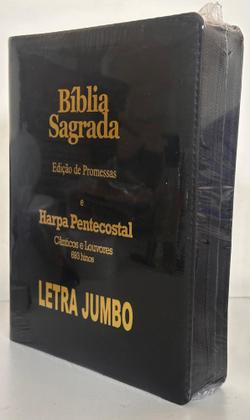 Imagem de Bíblia Sagrada com Harpa Pentecostal - Edição de Promessas - Letra Jumbo - King's Cross